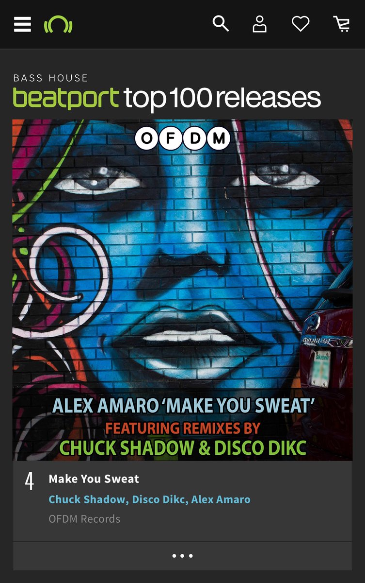 Ayo the new <a href="/_alexamaro/">Alex Amaro</a> EP is number 4 in the @Beatport top 10 #BassHouse releases. <a href="/Chuck_Shadow/">CHUCKSHADOW -follow @chuckshadow.bsky.social</a> and us have a remix on the project. Let's get it to number one! #AlexAmaro #ChuckShadow #DISCODIKC #OFDMRecords

Stream/DL: fanlink.to/OFDM081