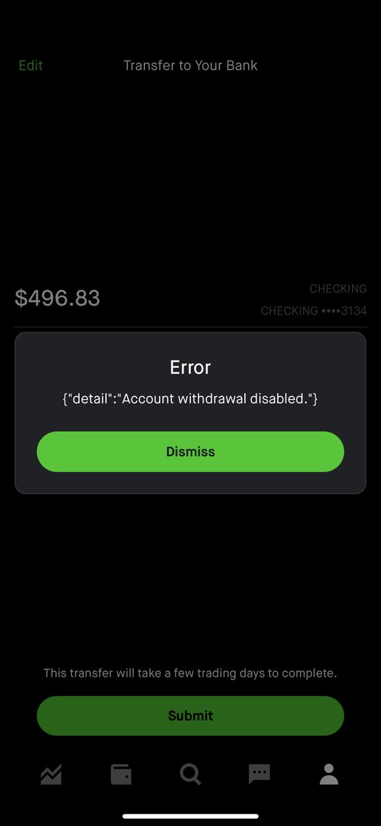 ANY0Y0's tweet photo. @RobinhoodApp THE ISSUE IS NOT RESOLVED https://t.co/LKKT8y6tdC