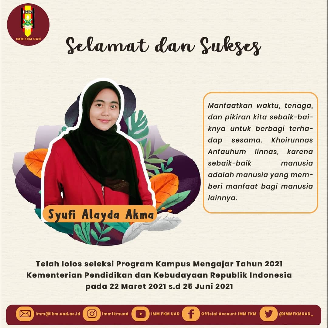 IMMFKMUAD_'s tweet photo. [SELAMAT DAN SUKSES]
Alhamdulillah, atas prestasi dari Kader IMM FKM.
#KaderJuara
#immfkmuad
#immfkm
#immuad
#immjaya
 https://t.co/H9UXWtToiU https://t.co/H0JMBnkRdV