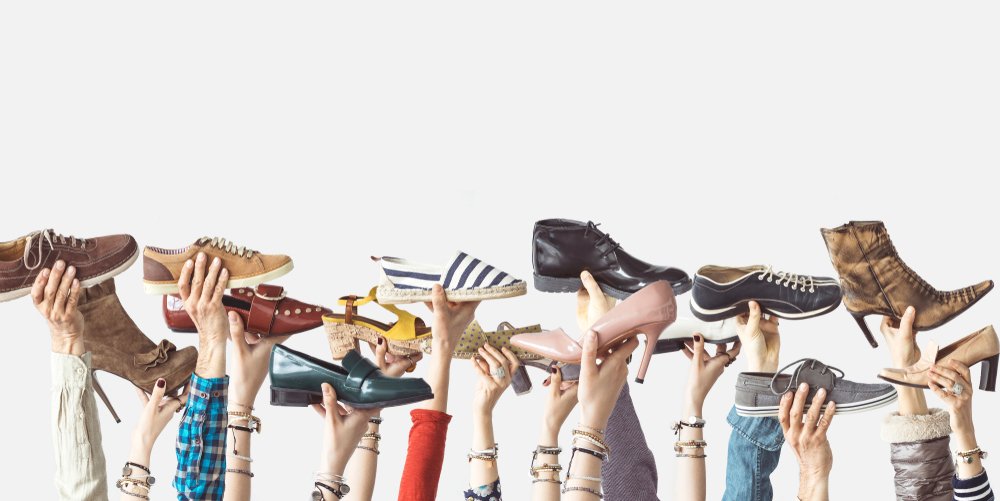 sandiegocraft's tweet photo. We're collecting shoes! Used, gently worn, or new... drop them at our @Liberty_Station location. Funds raised support #Craft2Gether where we donate craft kits &amp; provide free craft education for San Diego youth. https://t.co/HNcQMWUf7a