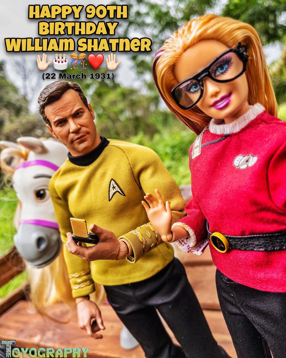 Happy 90th birthday <a href="/WilliamShatner/">William Shatner</a> 🖖🏻🎂🎊❤️✋🏻