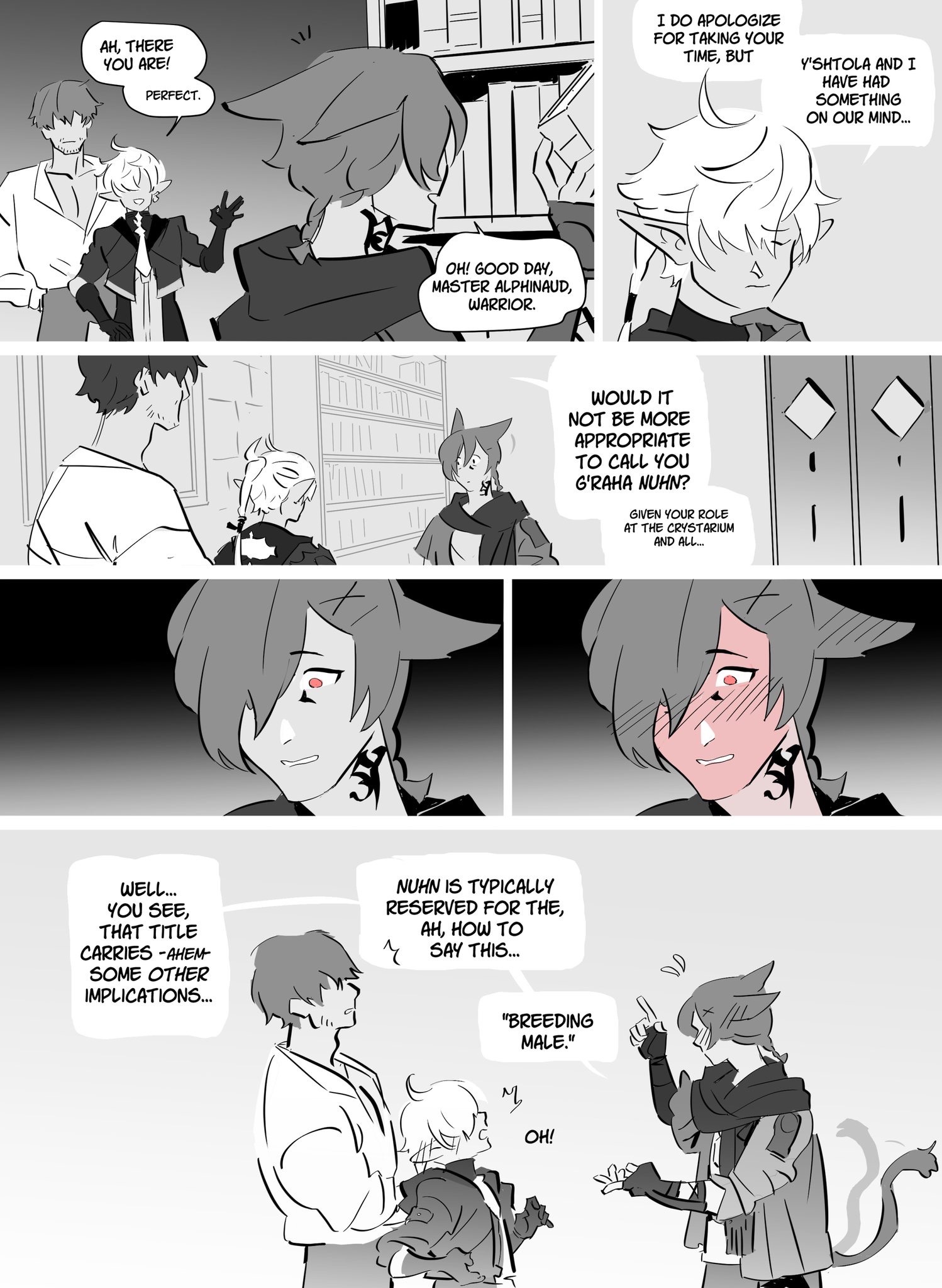 J R Doyle Sleep Ffxiv G Raha Tia Or G Raha Nuhn That Catboy Naming Lore Huh G Rahawol I Still Can T Believe It S Canon