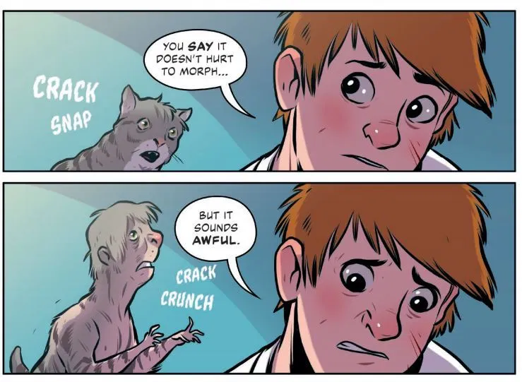 delighted that animorphs now has a graphic novel adaptation... I finally have a visual reference for where it all started to go downhill 