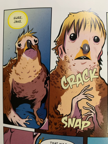 delighted that animorphs now has a graphic novel adaptation... I finally have a visual reference for where it all started to go downhill 