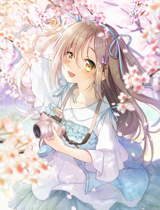 桜咲いたね🌸
#illust #桜 