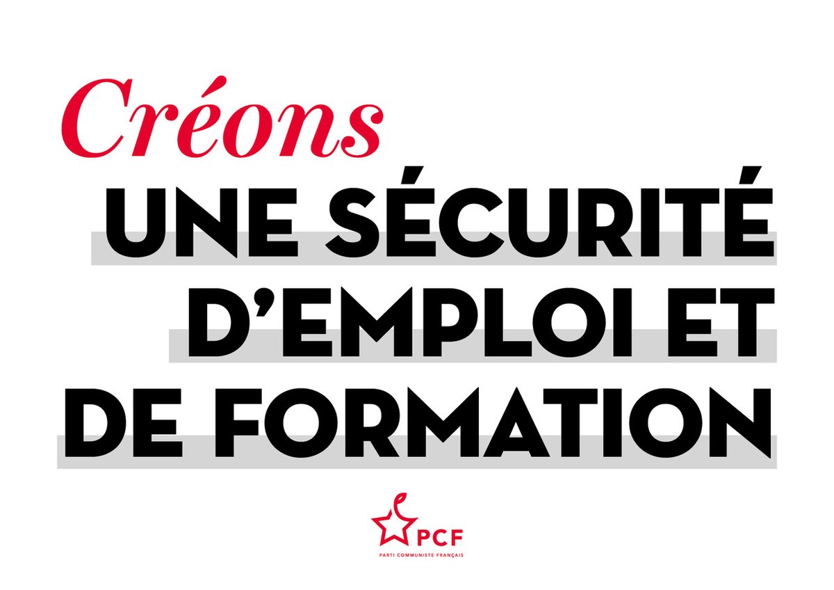 GarciavarGarcia's tweet photo. Une #securite de #emploiformation @PCF https://t.co/laqgUysUqz