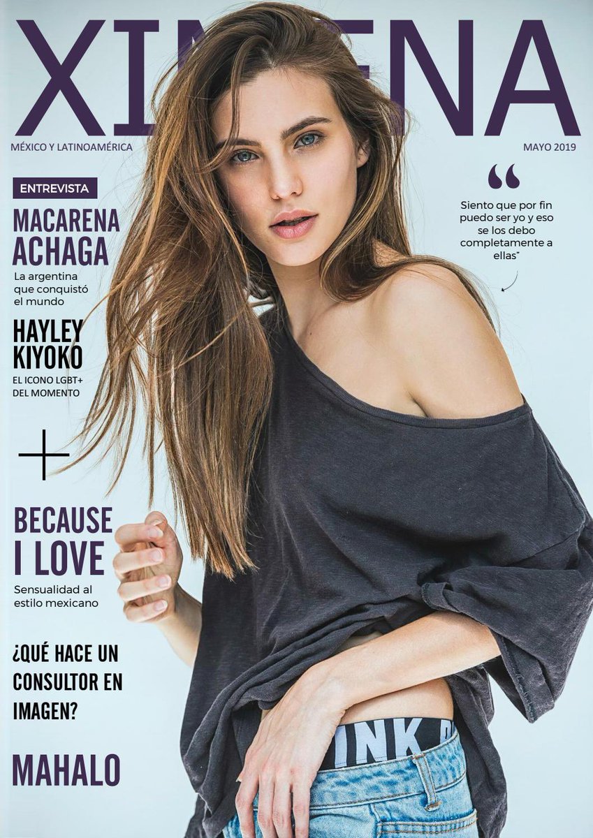 adoremaca's tweet photo. okay pero macarena achaga es la reina de las portadas 

#MacarenaEnElle https://t.co/cSlDhmJEwG
