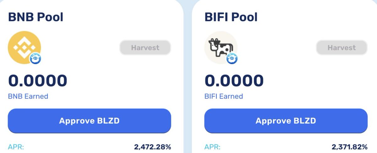 money_blizzard's tweet photo. ❄️ Nearly 2500% APR on $BLZD to earn $BNB and $BIFI

Pick your pool, hoard tokens in your cave and ride out the blizzard

Our yetis never stop working.... What could be coming next.... ❄️ https://t.co/JgdsLFWe10