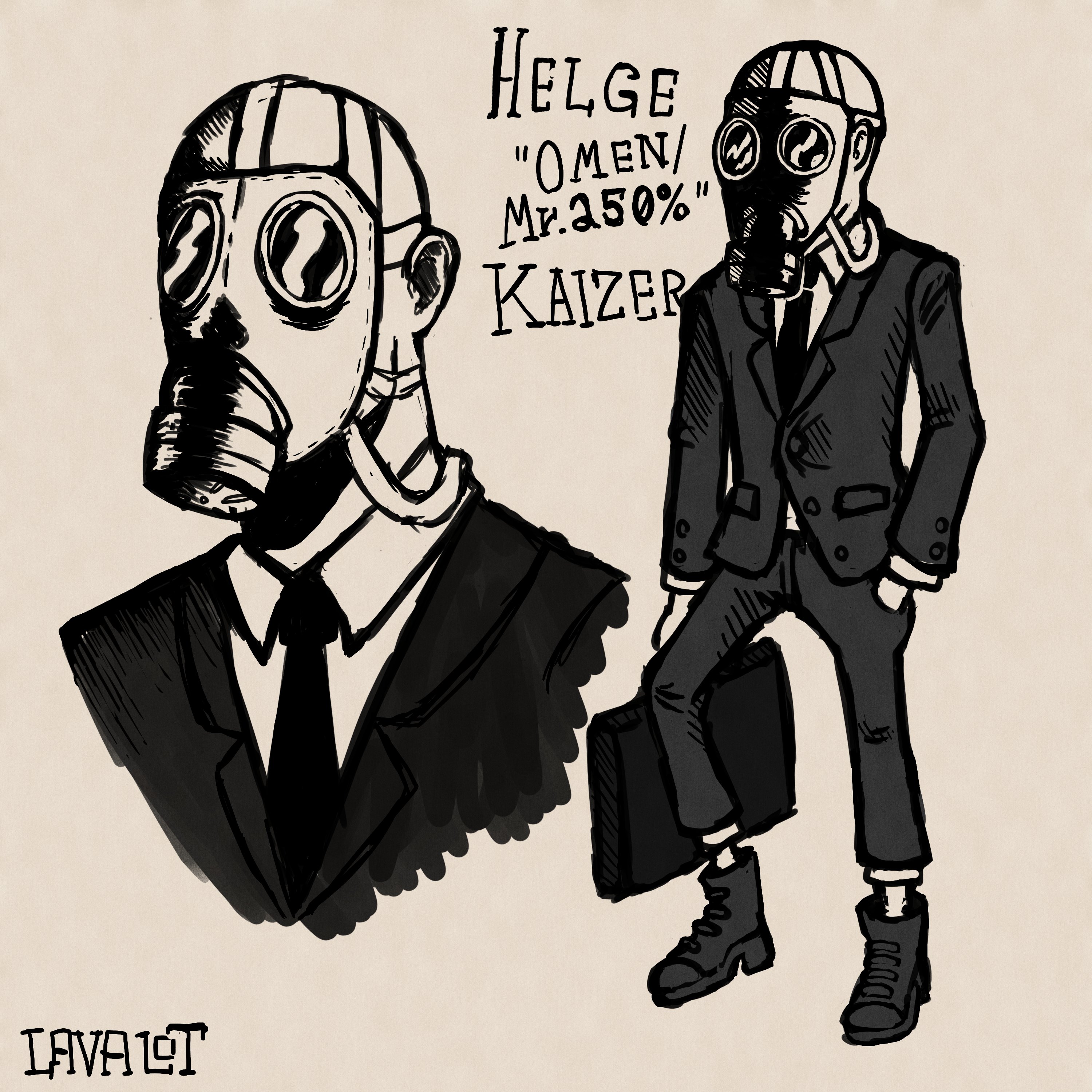 News about Kaizers on Twitter: "RT @lava1o: Drew fanart of Helge aka. Mr. 250% or Omen, from one of my all favorite bands Kaizers Orchestra. Probably the most ic…" Twitter
