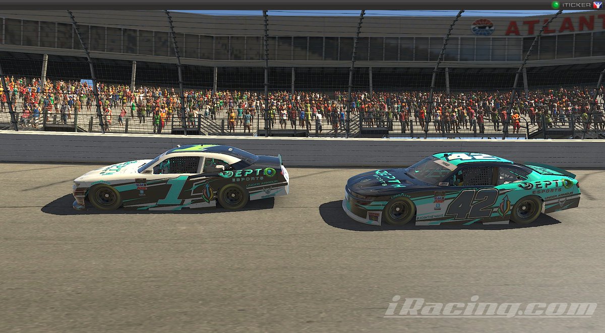 DepthRacing's tweet photo. @gnrlgaming and @The_MLCn will both be running the Integrity Racing League at Atlanta! MLCn has his stream up at https://t.co/zt7oA66ceI and you can watch the official broadcast at https://t.co/FGRRx2ffPH (starts at 9pm est) https://t.co/FHKefIE0WG