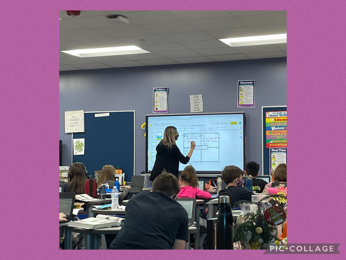 WegienkaWildcat's tweet photo. A visit in 4th grade today. Students were working on vocabulary words and parts of speech!  ⁦@KidCuriousClass⁩ #whywbsd https://t.co/cct7DPRR7n