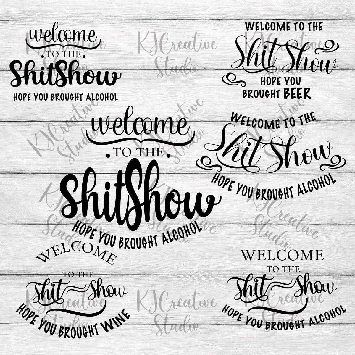 kj_milner's tweet photo. Bundle Welcome to the Shit Show Hope You Brought Wine - Welcome Sign Svg - Funny Family Quotes For Doormat - Digital download Svg/Dxf/Png #phrasesaying #welcometothe https://t.co/QxKyDHHxJH https://t.co/qhj46rc5DE