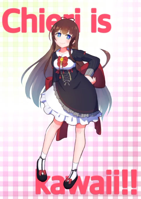 #ちぇり絵
#花京院ちえり
316人吊るし達成おめでとう新衣装!!! 