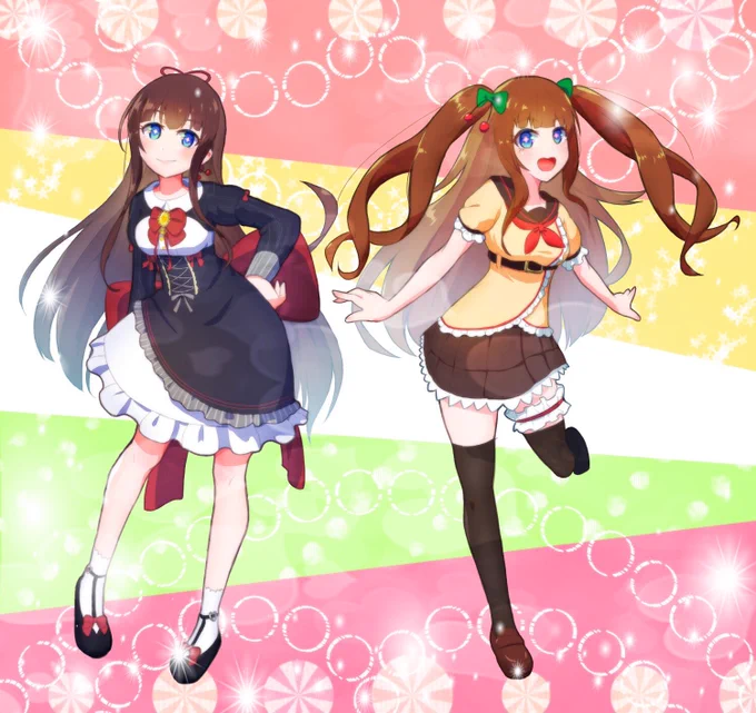 #ちぇり絵
#花京院ちえり
316人吊るし達成おめでとう新衣装!!! 