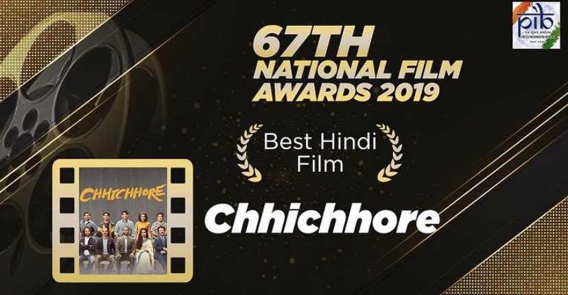 NaveenPolishety's tweet photo. #Chhichhore wins the National award for Best Hindi film. And #JathiRatnalu is a blockbuster. I know you are watching Sushant. This one is for you . Miss you bhai ❤️ congratulations to Nitesh sir , maya , Derek , bewda, mummy , Sexa and the whole team. Love , Acid ❤️ https://t.co/ZWri1ebrGJ