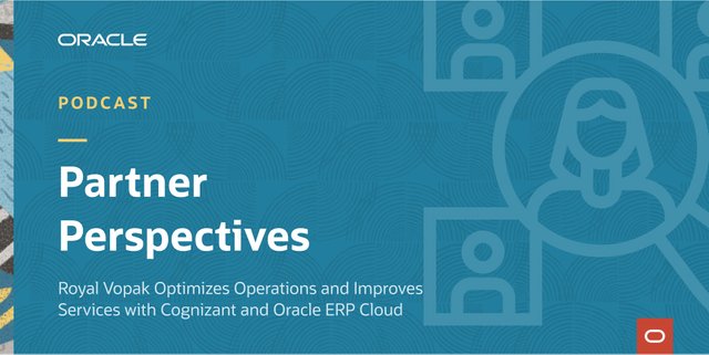 JSaylorIII's tweet photo. @RoyalVopak significantly reduced #operationalcosts, #increasedagility and #improvedservices with help from @Cognizant and @OracleERPCloud. Find out how in the latest podcast episode of @OraclePartner Perspectives. #Cloud #ERP https://t.co/7iPHbNtBZb https://t.co/GSrFk5xyJd
