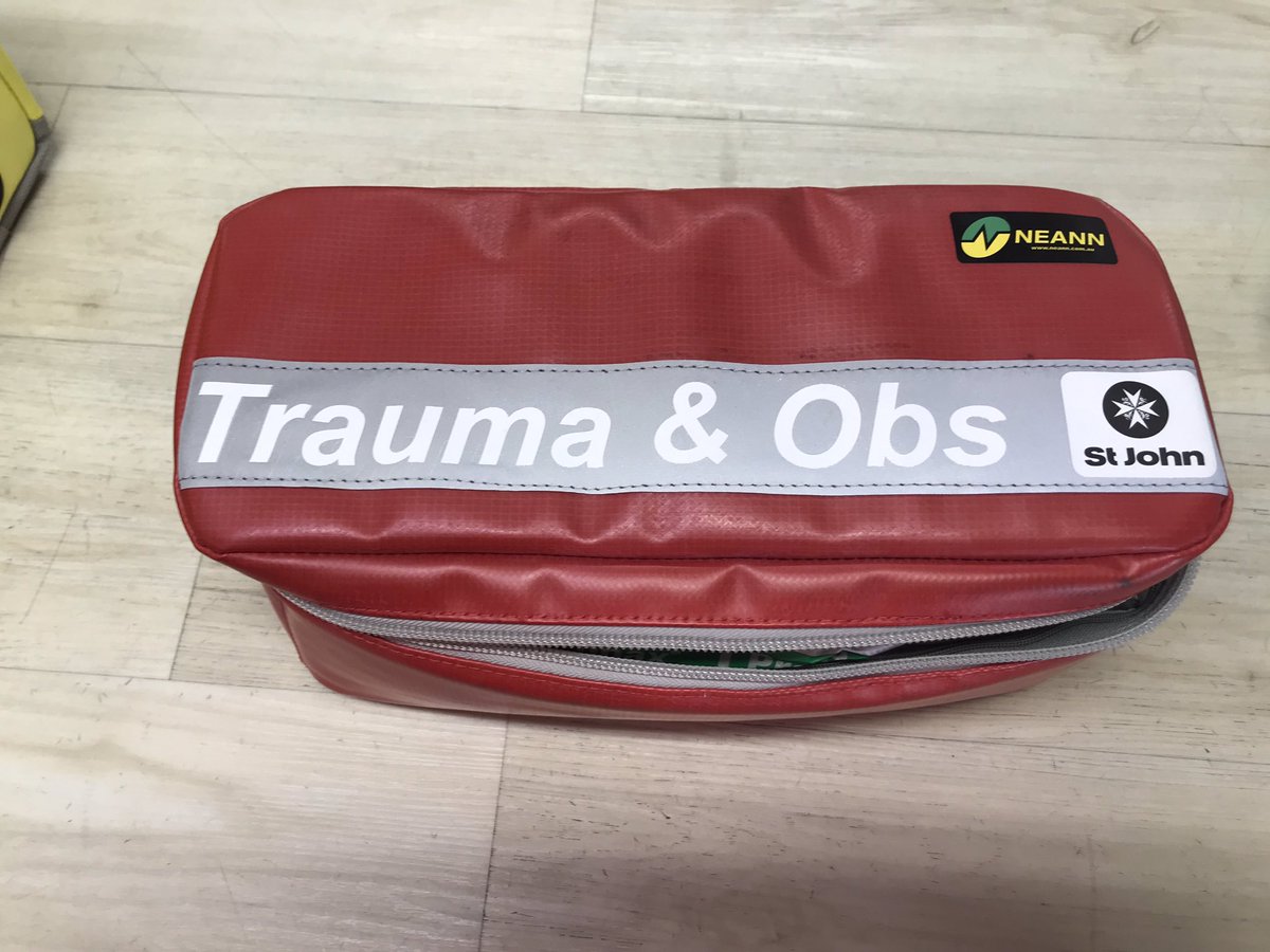 AaronTuNZ's tweet photo. For those of you who are interested in the new @StJohnNZ response kits see the pics.
A/ they make my OCD mind very very happy
And B/ they don’t break your back time the mammoth old kits
CCP airway and Assessment/Trauma
#ParamedicLife
#OCDForLife
#SaveTheBack https://t.co/3hsMVjQTWM