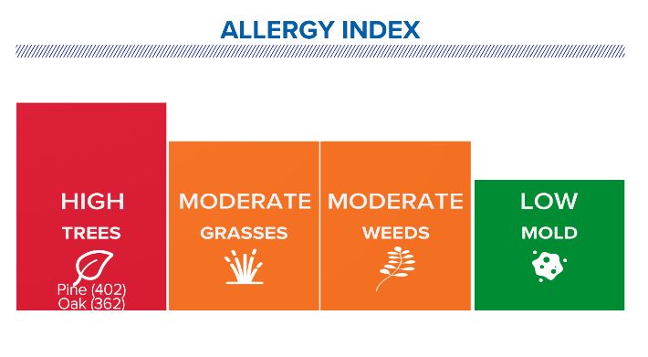 DavidPaulKHOU's tweet photo. How are you allergies doing? #khou11 #houston #weather https://t.co/ttLVZR9Oia