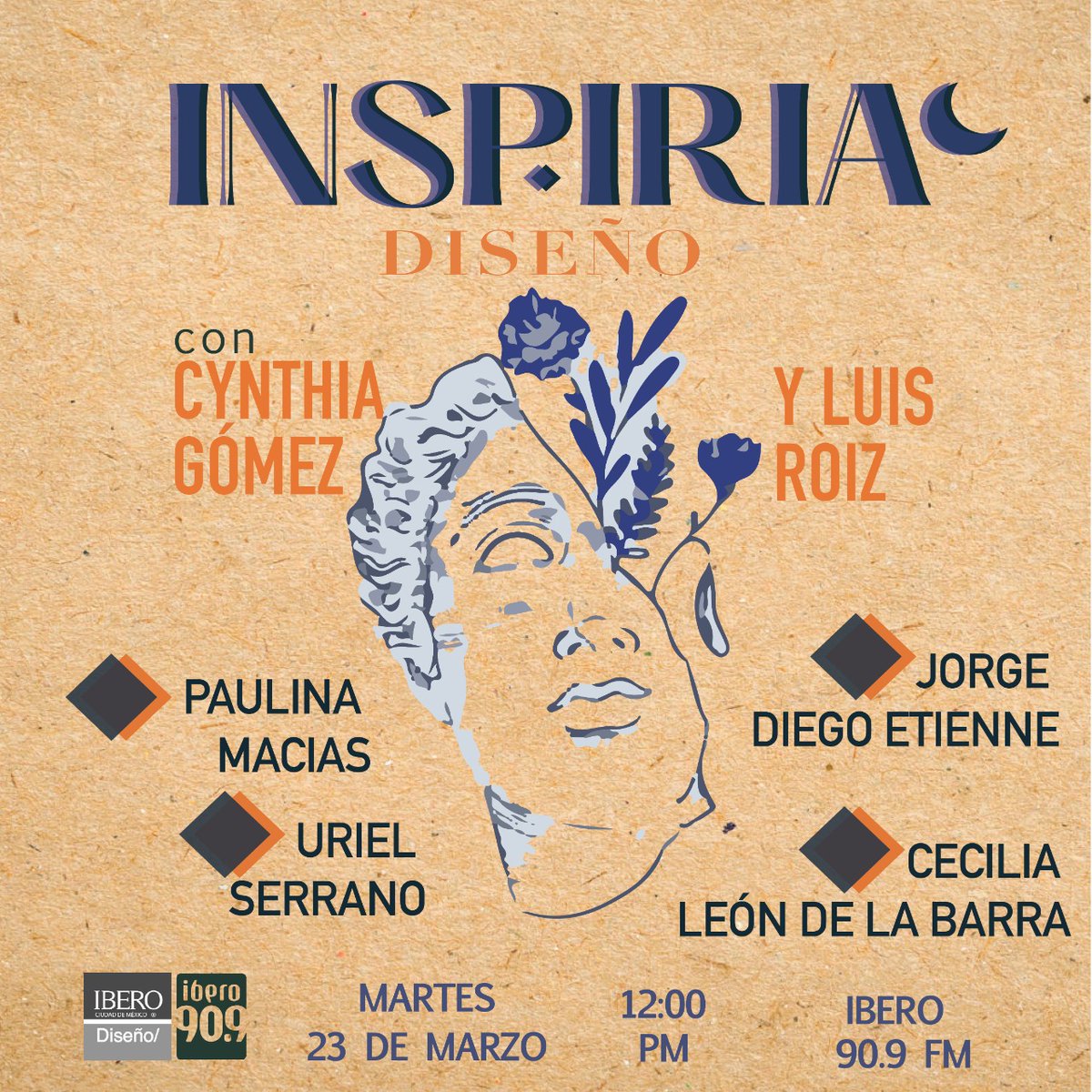 Es martes de #Inspiria909, acompaña a Cynthia Gómez y a Luis Roiz en esta charla con Ceci Leon de la Barra <a href="/ZonaMaco/">ZⓢONAMACO</a>, Uri Serrano y Paulina Macías de <a href="/ArrozconLechemx/">Arroz con Leche</a> sobre colaboración con artesanos
