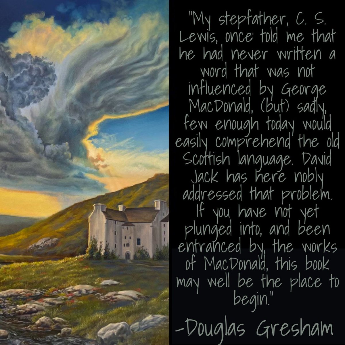 DavidJack1824's tweet photo. #CSLewis' stepson #DouglasGresham's endorsement of #CastleWarlock by #GeorgeMacDonald (my Scots/English edition, which has just been re released.)
https://t.co/3dLINAclMc
https://t.co/18s0ycjLta https://t.co/DPjMrf6YYz
