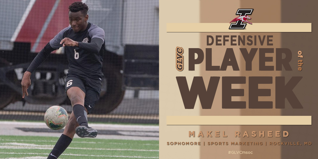 GLVCsports's tweet photo. ⚽️ C O N G R A T S  to @MaryvilleSoccer senior Ben Brodie and @UIndyMSoccer sophomore Makel Rasheed for earning #GLVCmsoc weekly honors! https://t.co/RyOGTgjvkb