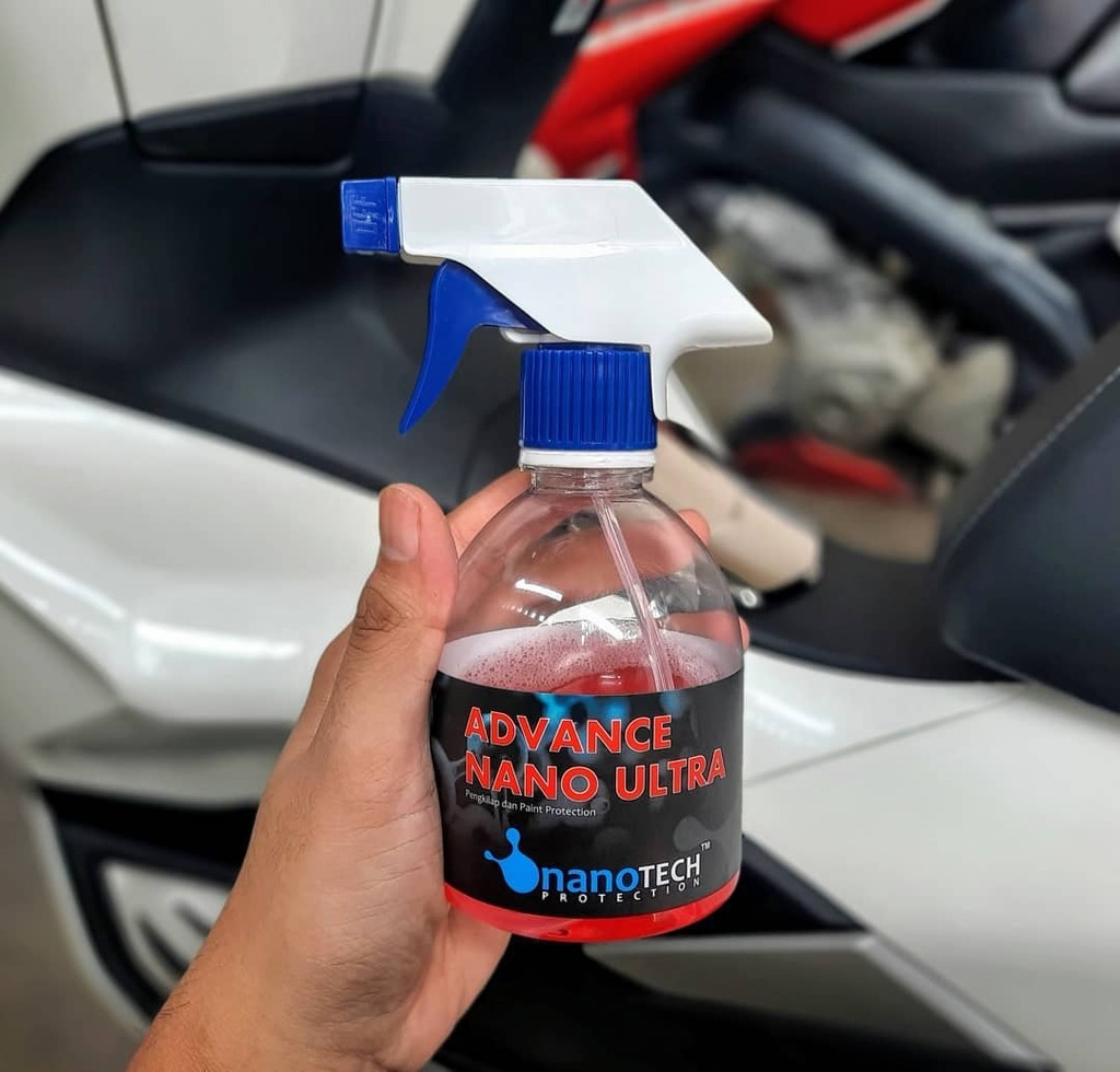 MauRiding's tweet photo. Beda jenis cat glossy/matte tentu beda perawatannya,
Untuk cat matte/doff cocok banget dengan product dari @nanotechprotection.id ini, semakin bersih, warna semakin tegas fan ada efek daun talas ketika kena air. https://t.co/d74PEbaioh https://t.co/w4ka4Ws44H