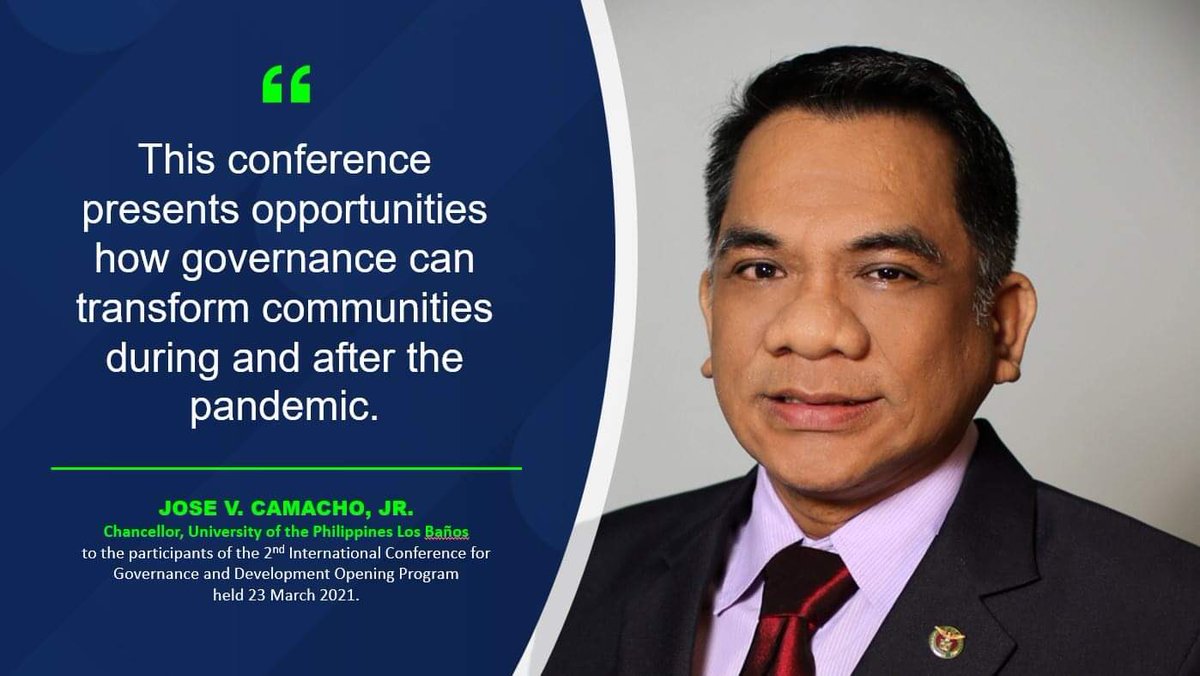 uplbcpaf's tweet image. #ICGD2 #InnovationsForTheNewFuture #CPAfICGD #UPLB #UPLB #NewFuture #Governance #Communities #PostPandemic #InnovatingGovernance