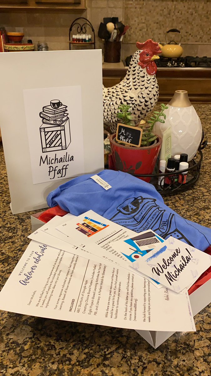mrs_pfaff's tweet photo. So excited about this awesome personalized professional learning that the amazing @MBrownEdTech @sryanalr @MeenenRachel and Michelle Adler created for me! @AndoverSchools preparing teachers for a changing world by creating meaningful educational opportunities that equip &amp; empower https://t.co/HfUNeDVbln