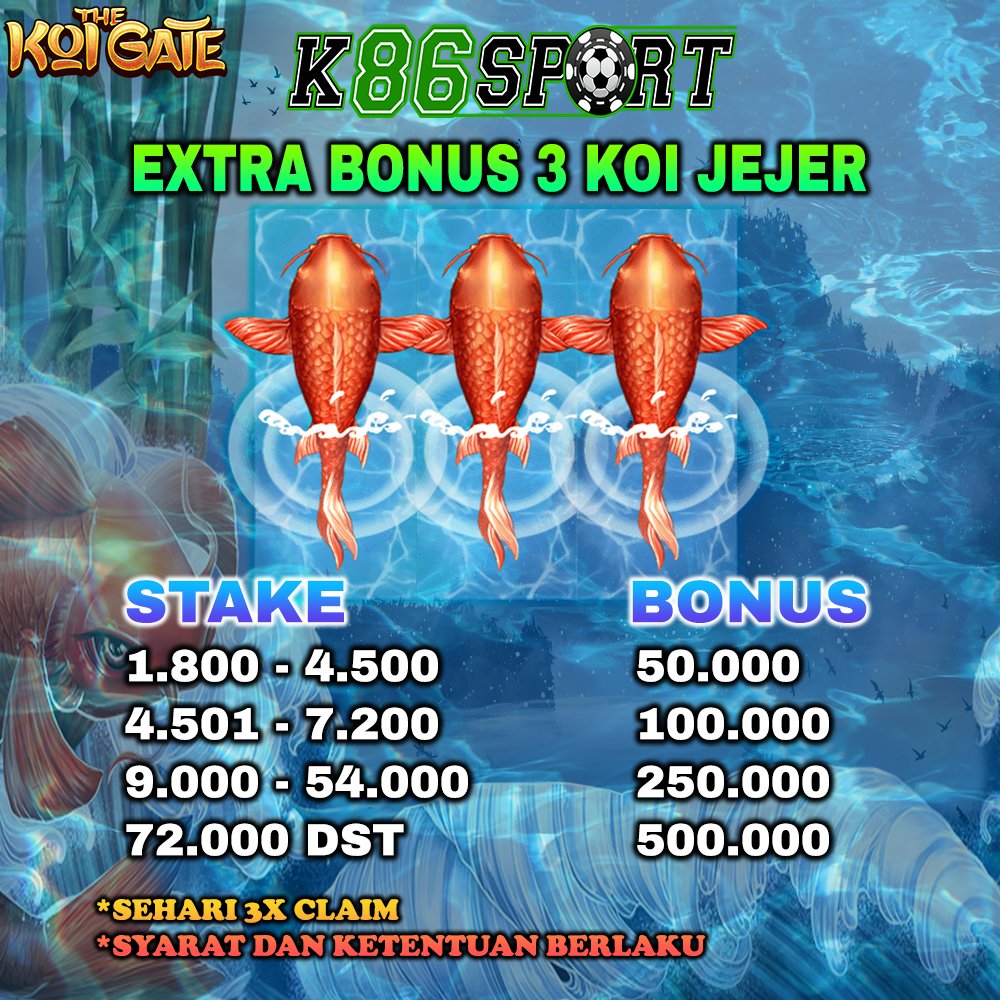 ChintyaPrinces's tweet photo. ALL EVENT K86SPORT !
✅EVENT JP PARLAY 5 - 10TIM
✅PARLAY LOSE 1 CASHBACK MODAL 100%
✅EVENT WINSTREAK PARLAY 3 TIM
✅EVENT JACKPOT POKER &amp; DominoQQ
✅EVENT EXTRA 3 KOIGATE
✅EVENT EXTRA WIN AZTEC GEMS UpTo 86%
✅EVENT EXTRA WIN JOKER JEWELS 35%

https://t.co/KEPMBmCwci https://t.co/Kbrt4vZtBG