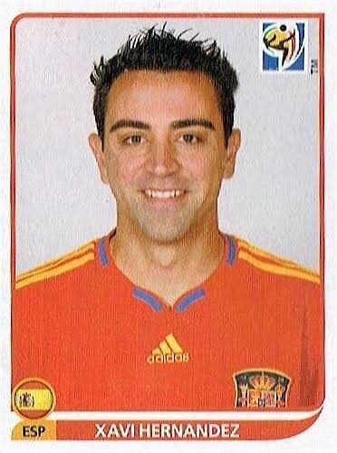 CopaLendas's tweet photo. Xavi Hernández, Espanha 🇪🇸.
Copa do Mundo de 2010, África do Sul.
Campeão Mundial.
0 gol, 7 jogos. #xavi #españa #worldcup2010 #copa2010 #fifa #lafuria #laroja #leyenda #campeón #panini https://t.co/Ze5uKA7pGT