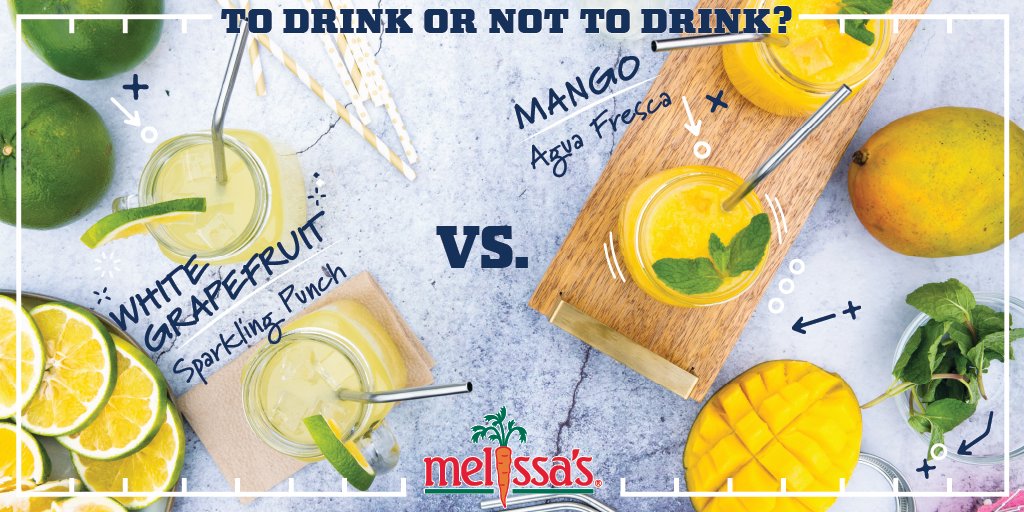 MelissasProduce's tweet photo. CHEERS to our #SCQUAD playing tonight! ๐
Would you rather a mango agua fresca or a white grapefruit sparkling punch?
#MarchMadness @USC_Hoops https://t.co/9zSg9vTwaQ