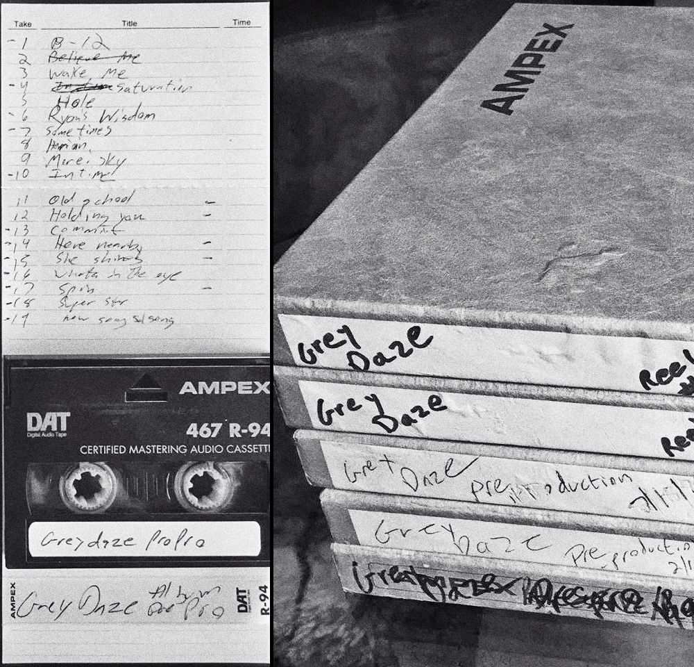 therealgreydaze's tweet photo. We had all of Chester's vocals takes on tapes ranging from 1994 and 1997 and we had to find specialty equipment to run them through into Pro Tools. The vocals all sounded so good that we barely had to mess with them. https://t.co/hhuUAw53ER