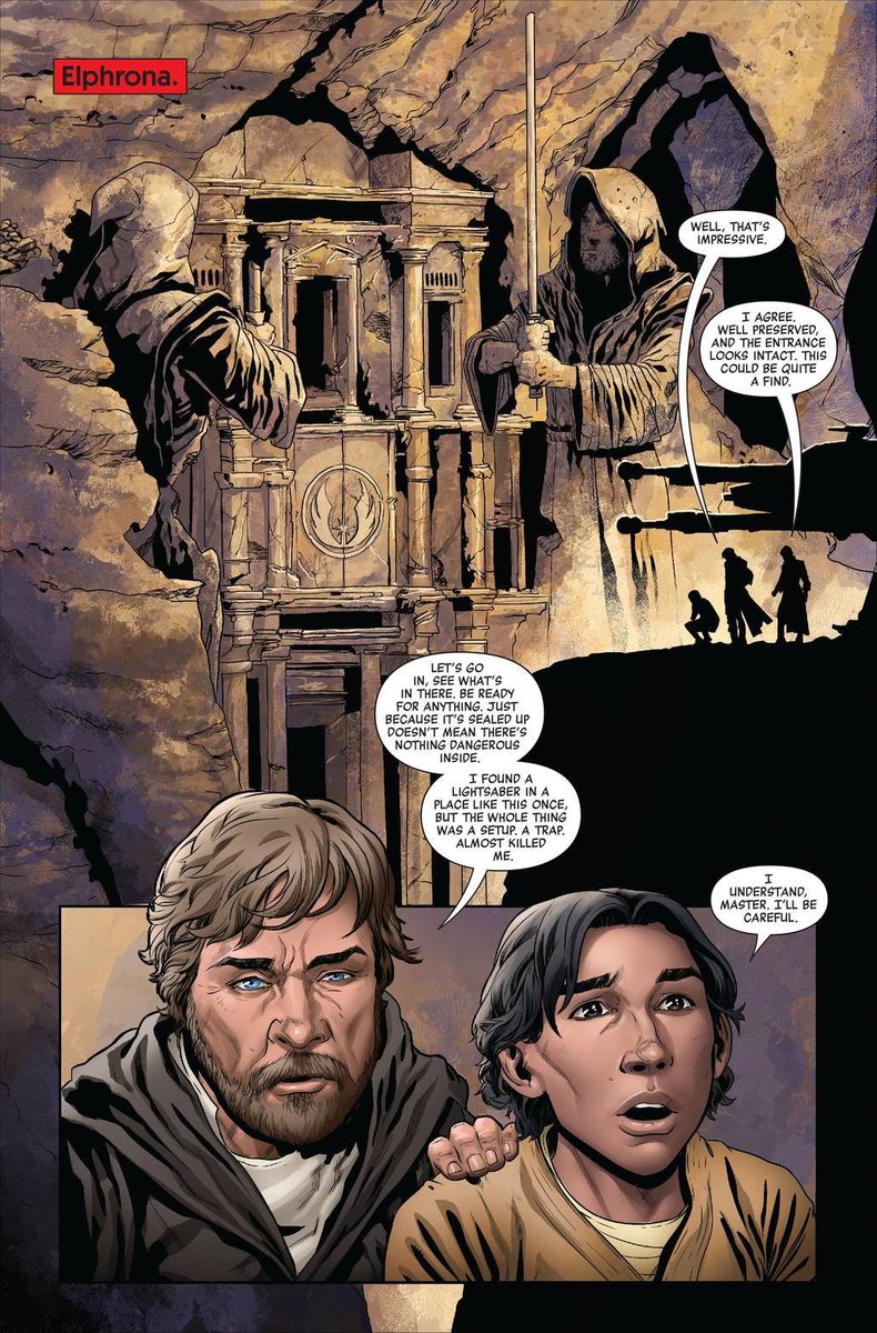 The next section tells us of how Ben struggled with what was expected of him for being a Skywalker. Even though Han and Leia tried to build a normal life for him, it soon became apparent that he needed Jedi training, so Luke took him under his wing.