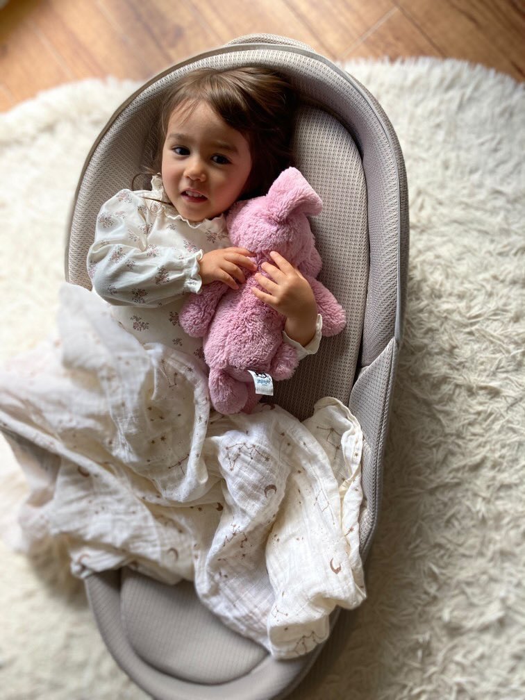 neomamaismのモデルもしてくれた2歳の女の子💕妹ちゃん用にと購入して