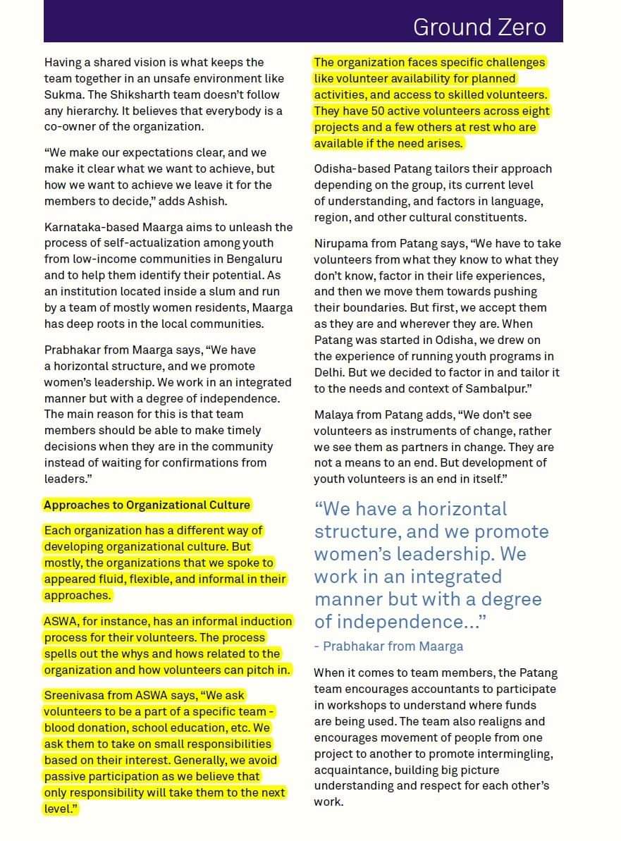 ammaaswa's tweet photo. An article about ASWA and few other WIPRO Partner Organizations under the article named "Developing an Organjzational Culture, that is responsive and Flexible" in Wipro Foundation's "Samuhik Pahal" magazine

#WiproFoundation
#ammaaswa
#organizationculture

https://t.co/XA7eP8N7ii https://t.co/cfxxFzDWAb