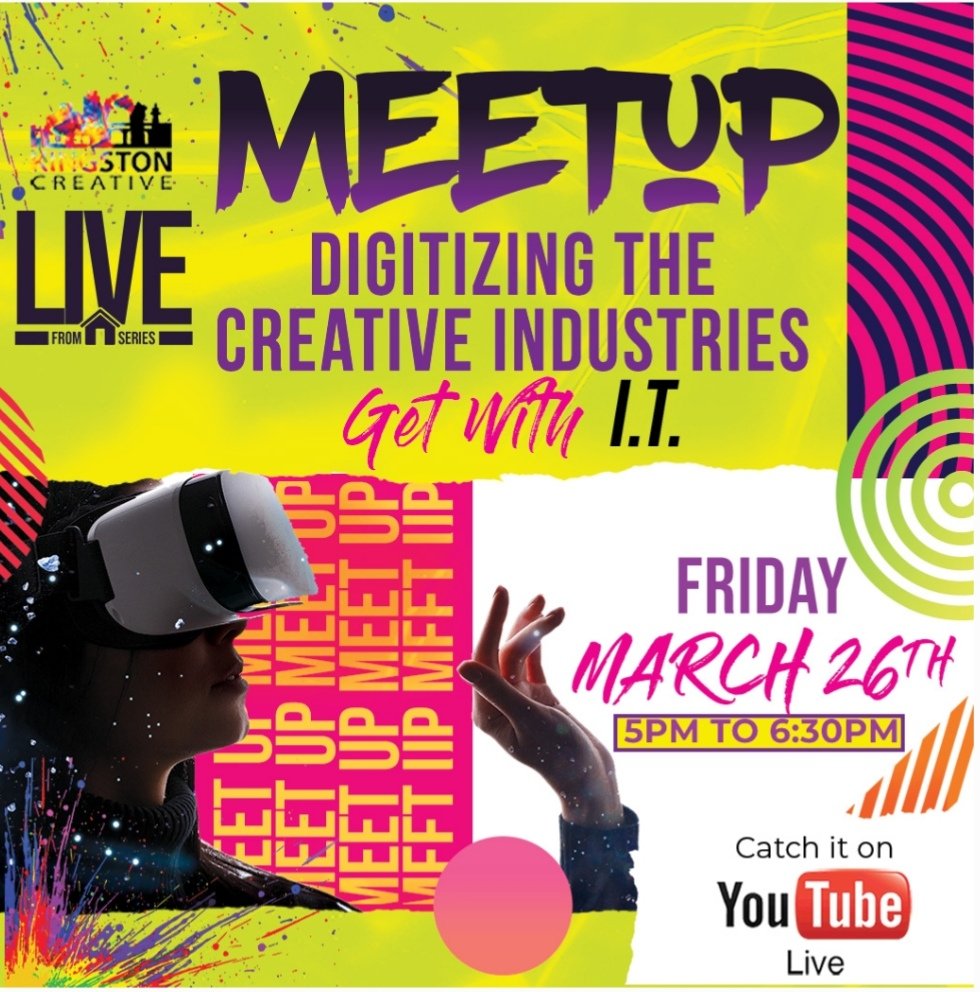 trevorforrest's tweet photo. Been invited to discuss Non Fungible Tokens (NFT'S) in Creative Industries at Kingston Creatives Meetup on Friday March 26, 2021 - Check it out
#blockchain #NFTs 
@reggaeology @dondee_don @Jamaican0071 @jcankash  @YaadMekI @DAlexForce https://t.co/GvkIWtXlQC