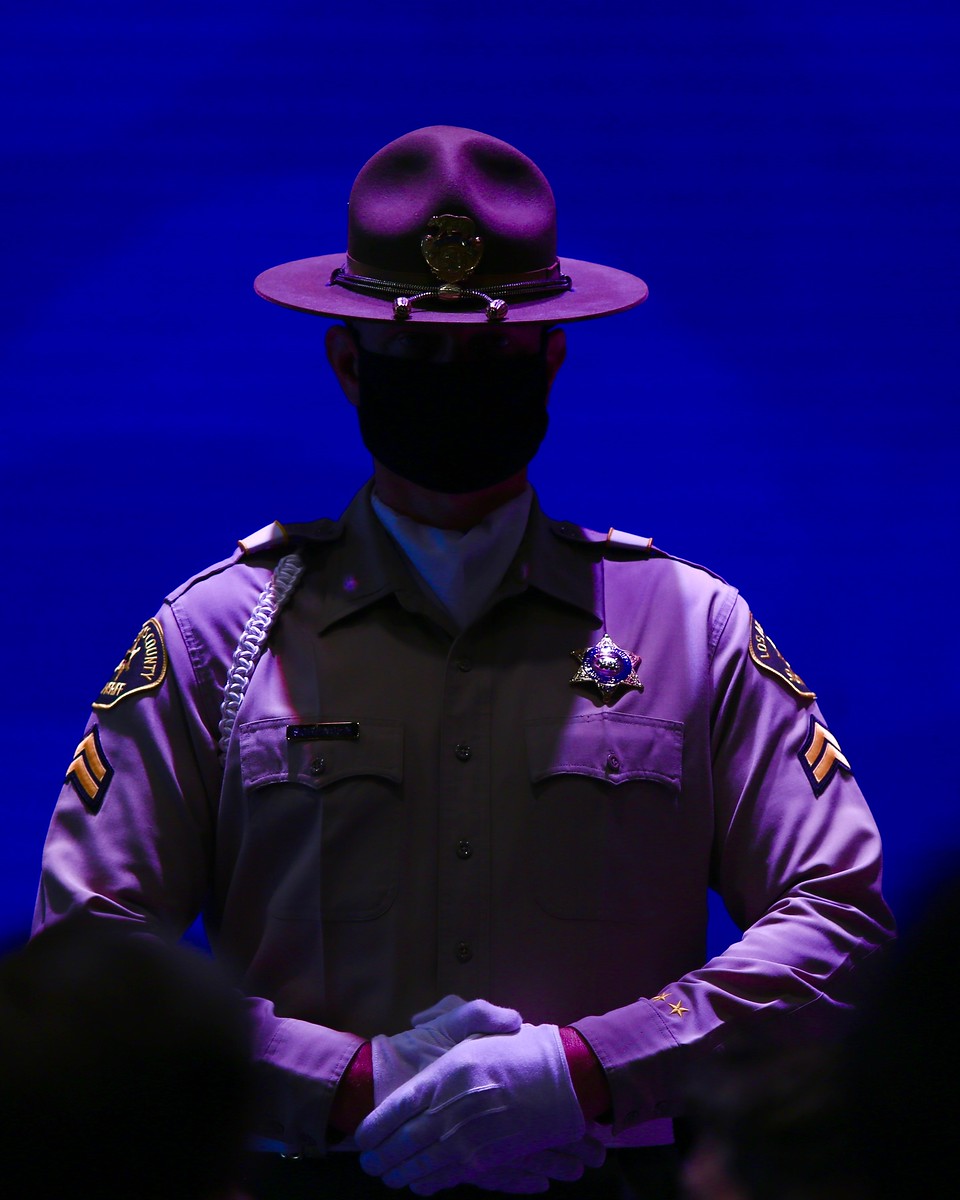 LASDHQ's tweet photo. Our hearts go out to all those affected by this horrific act today in #Colorado . #LASD prays for our #LEO partner @boulderpolice whose life was tragically taken by this senseless act as well as the victims families and loved ones. https://t.co/MPQmVDavMs