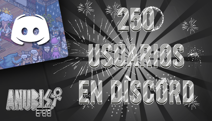 🎉 ¡¡Somos más de 250 usuarios en nuestro servidor en Discord y estamos felices🤩 Por ello traemos SORTEO!!

➡️Dos ganadores:
🎉 Lingo
🎉 CAJA HC 31 

➡️Requisitos:
🎉Seguirnos (@ESAnubisFM) 
🎉DAR 🔁+FAV🧡
🎉tag un amigo👥(Gana 10 créditos) 

Finaliza el día 26, a las 21:00 ESP