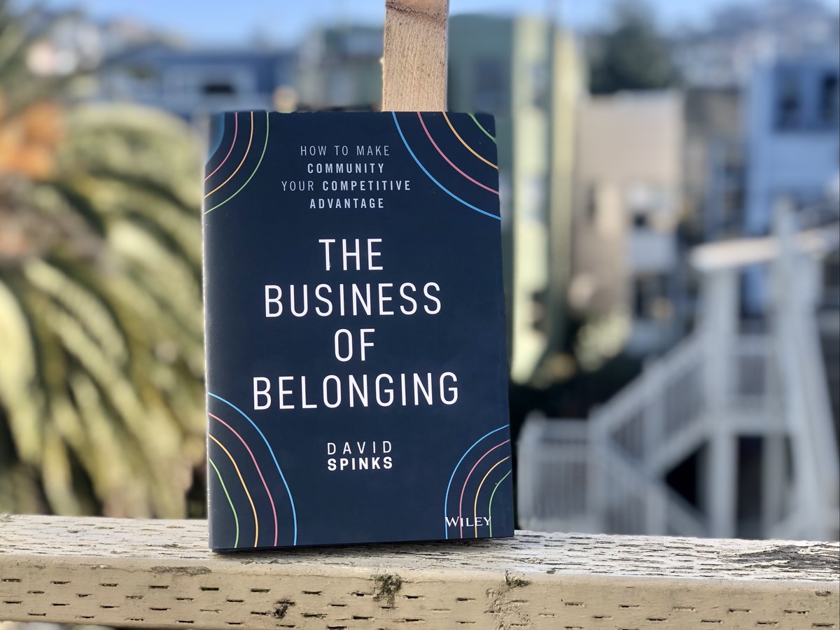 DavidSpinks's tweet photo. Today's the day!!! 

The Business of Belonging is officially available in bookstores everywhere!

I hope it makes the path 100x easier for the next generation of community-powered businesses than when I started 13 years ago.

Grab your copy today: https://t.co/2Wf1AjuBP2 https://t.co/Hh7S0SWxC3