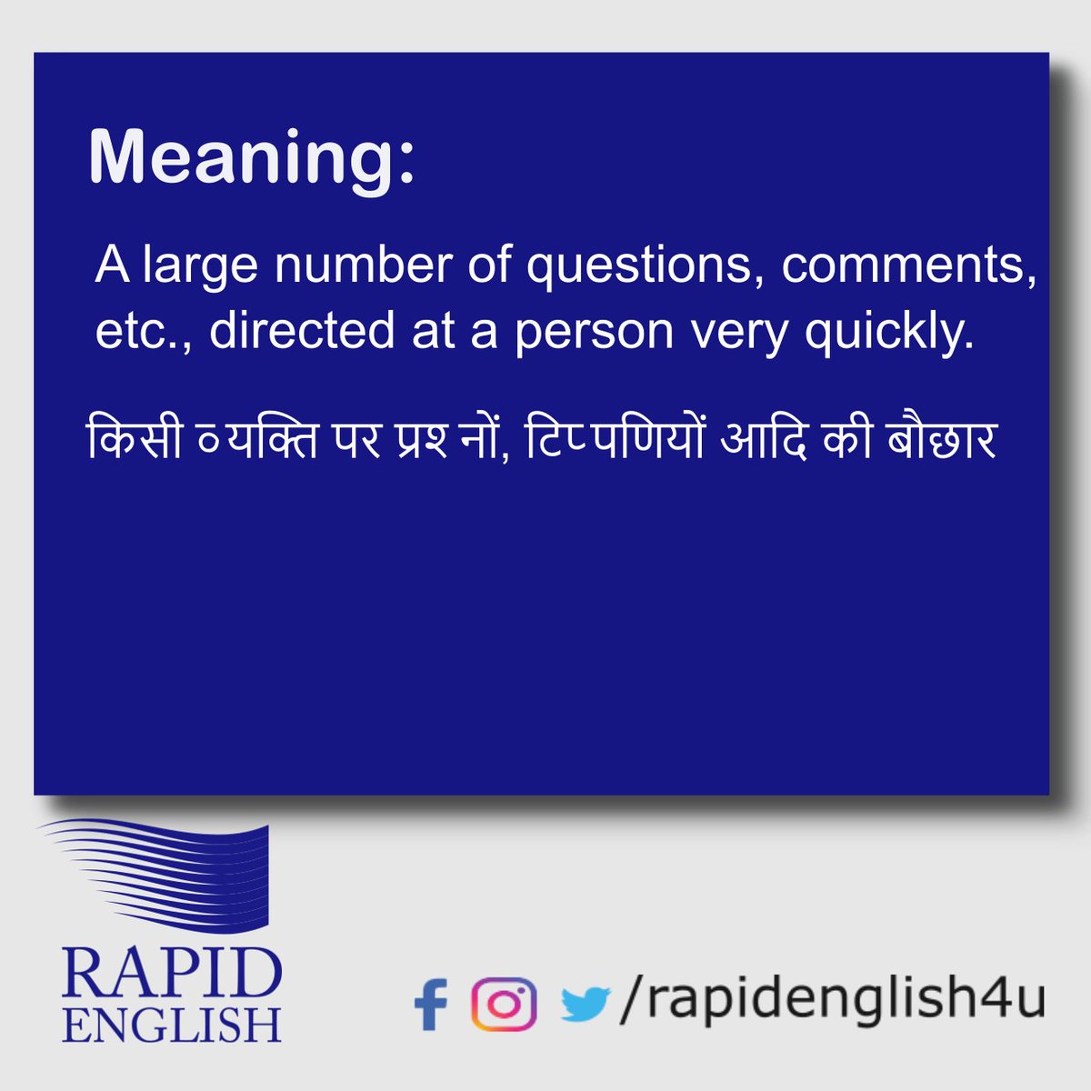 Rapid English tweet media