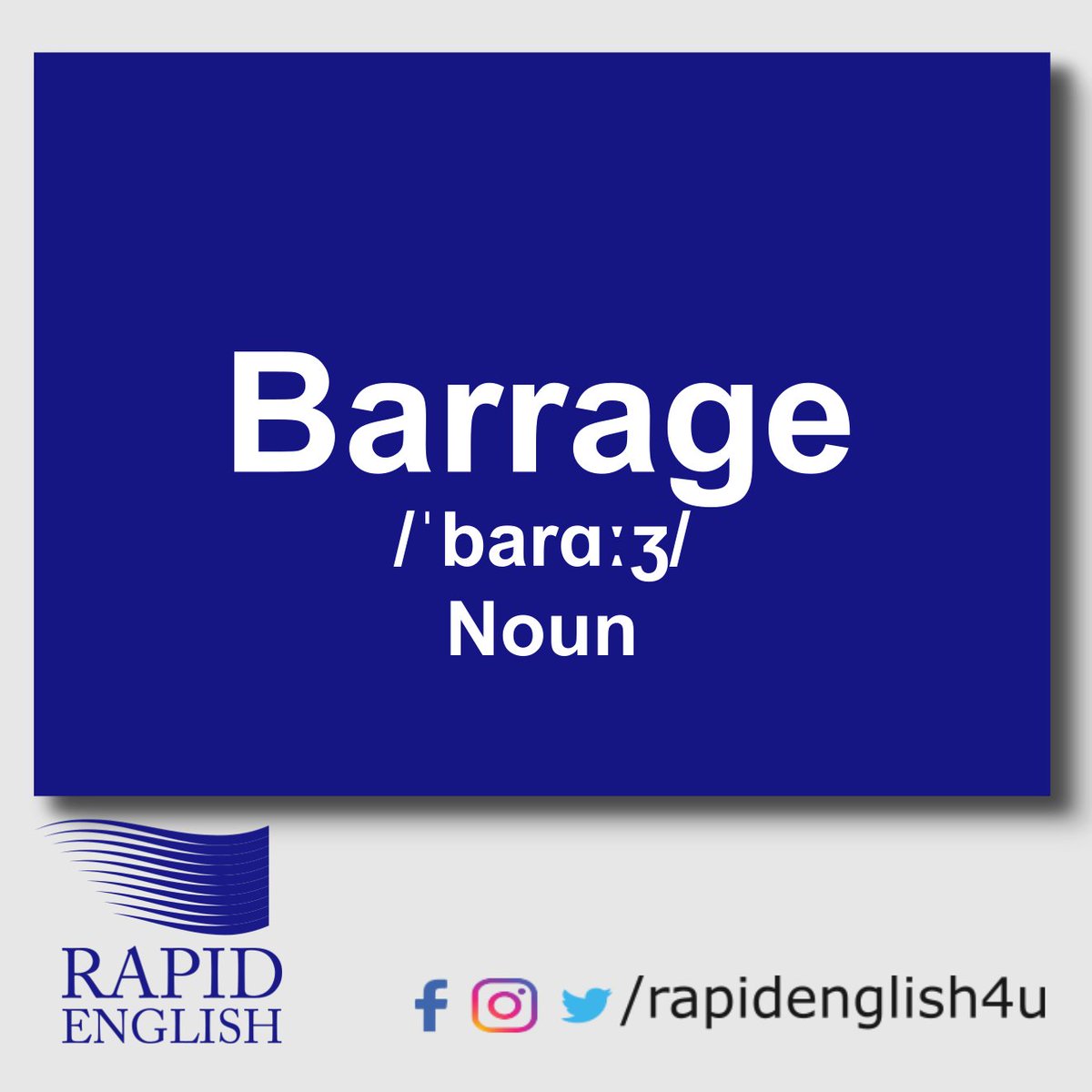 Rapid English tweet media