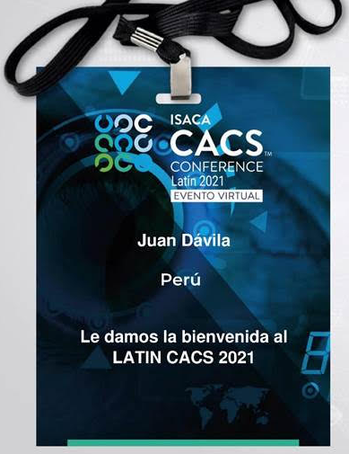 jdavilara's tweet photo. Ya estamos en #LatinCACS 2021, gracias a @isaca_rd. La conferencia latinoamericana en #RiesgosTI, #GobiernoTI, #AuditoríaTI, #Ciberseguridad, y seguimos. https://t.co/41ykWziwZN