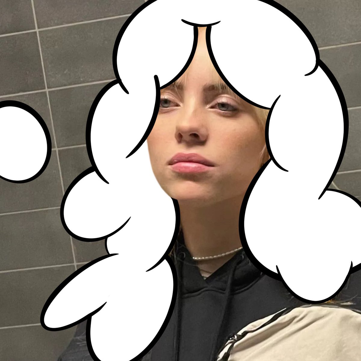 _alienastronaut's tweet photo. That haircut though..@billieeilish 

#cryptoart #nft #BillieEilish #crypto #Ethereum #eth #bitcoin #blockchain #tothemoon #lasereyes https://t.co/2qImnADSsX