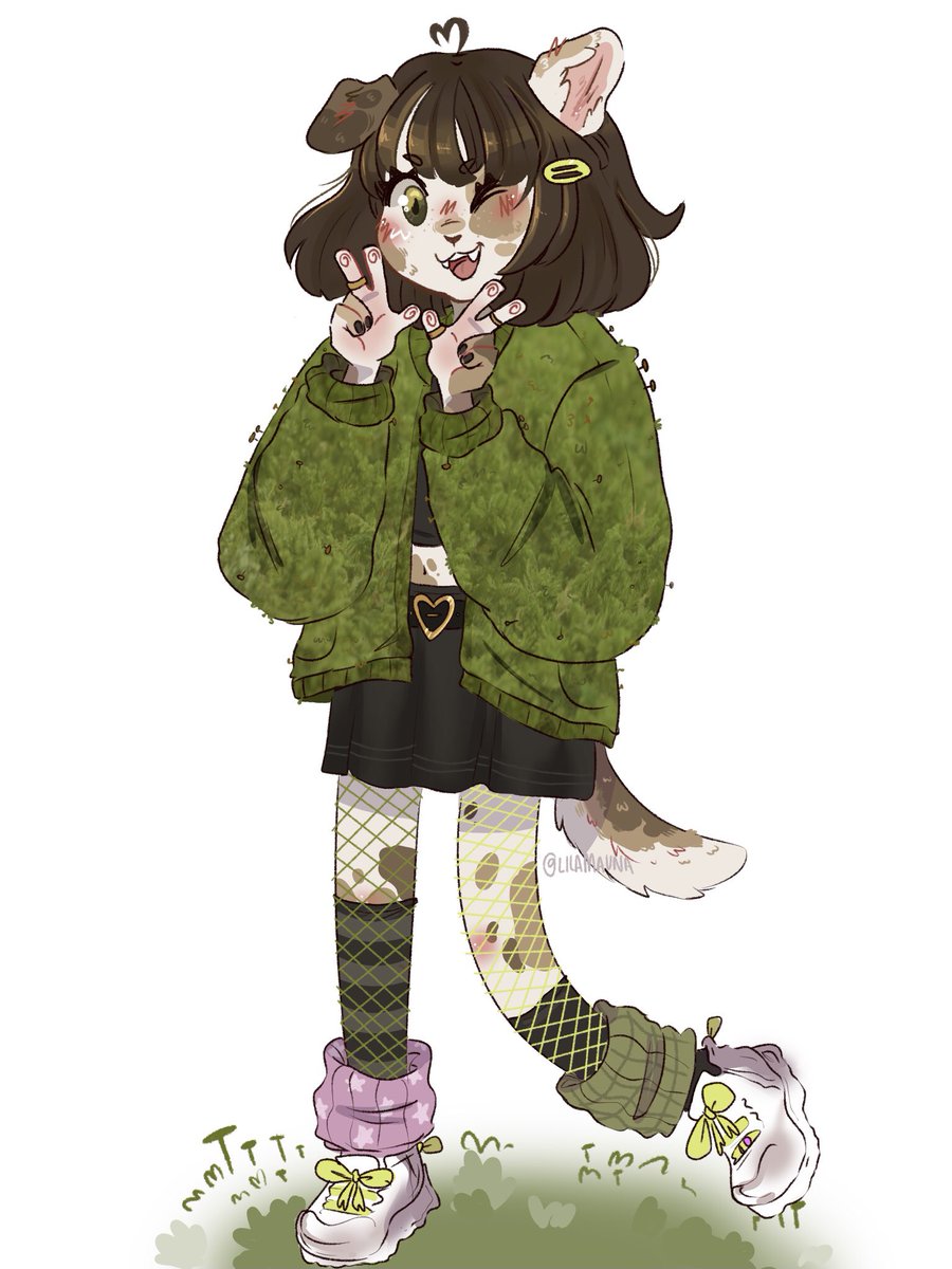 PumpkinReeses's tweet photo. 🌱🌱Moss dog 🌱🌱 #DigitalArtist #characterdesign #weredog https://t.co/zMUJi7HjQO