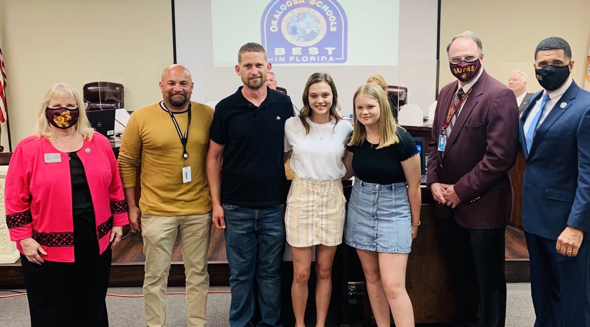 Congratulations to Baker student Lexi Lucas. She is a State Champion weightlifter! Happy to recognize her and Coach Oglesby at tonight’s School Board meeting.<a href="/OCSD1/">Okaloosa Schools</a> <a href="/mdchambers25/">Marcus Chambers- Superintendent of Schools</a> <a href="/bagboy801/">Tim Bryant</a> <a href="/ddk30275228/">dianedk</a> <a href="/brunsonm46/">Matt Brunson</a>