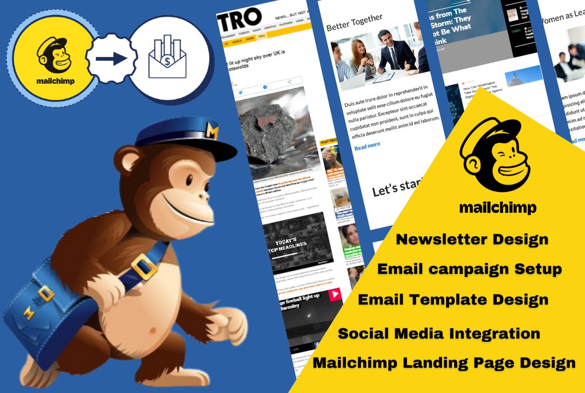 UddinArpan's tweet photo. I will do Responsive Email Template #EnvatoMarket #themeforest #responsiveEmail #AUTOMATION #emailTemplate #mailchimpsetup #mailchimpexpert
#integration #Mailchimp #emailtemplete
#mailchimpnewsletter
#MailchimpLandingpage #newsLetter #mailchimp
contact :https://t.co/pSnfbAHfEP https://t.co/Bay6x9ctCg