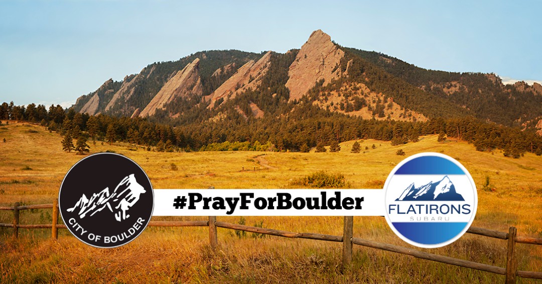 flatironssubaru's tweet photo. Our hearts were broken over the senseless shootings in Boulder today. We are holding the victims and their families in our thoughts and prayers.  #PrayForBoulder https://t.co/Djzscp0EPU