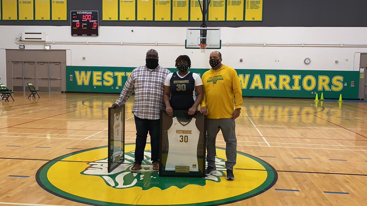 We would like to thank our 4 seniors for all their hard work &amp; dedication to the Lady Warriors Basketball Program. We wish nothing but the best and all of their future endeavors. Cherish Tate <a href="/curry_addison/">Addison Curry</a> <a href="/Tballen28/">Tania🕷️</a> <a href="/KPossibul/">Kim_possibul</a> #warriorpride #EarnEverything