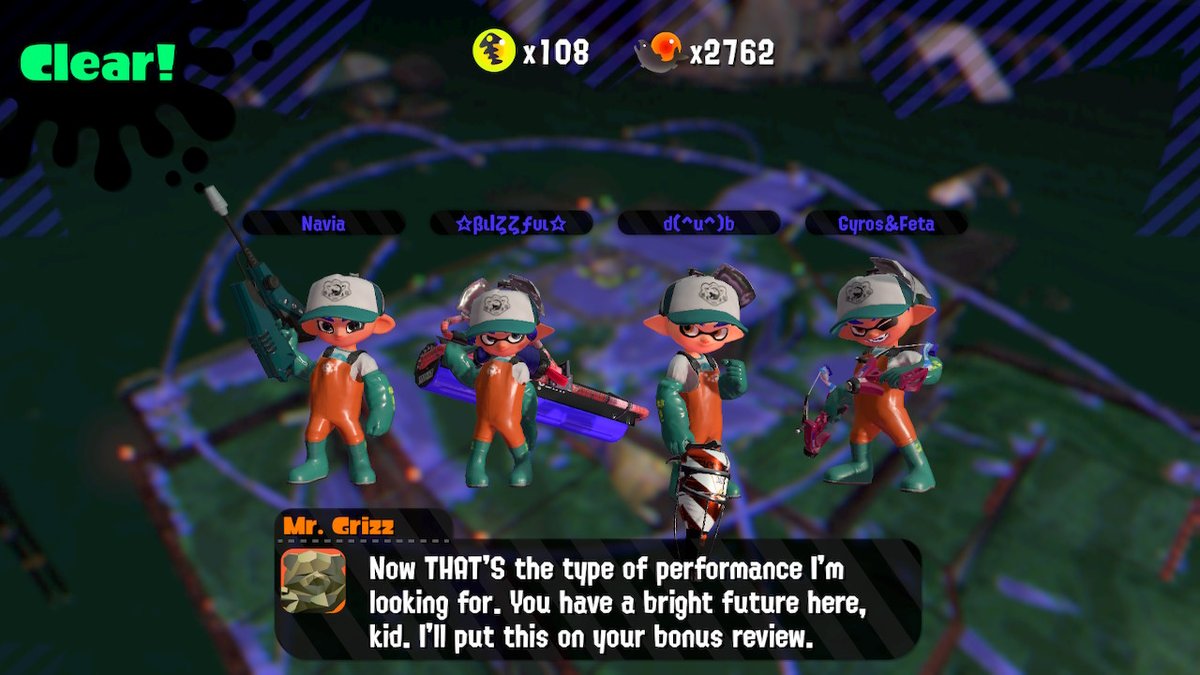 darlingroland's tweet photo. A 100+ egg #HazardLevelMax is always nice to share! :-D #Splatoon2 #NintendoSwitch https://t.co/ULj6QmQeTi