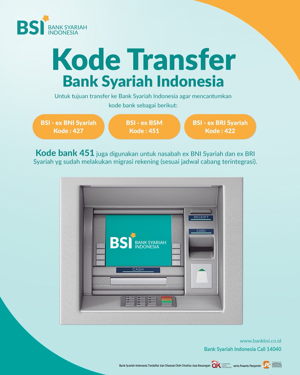 Kode bsi bank